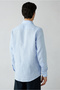 Long Sleeve Regular Fit 100% Linen Sports Shirt - 6