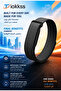 Nylon Band Compatible with Google Fitbit Air, Adjustable Breathable Woven Nylon Replacement Watch Strap, Lightweight Comfortable Sport Wristband for Fitness, Workout & Everyday Wear, Black - 6