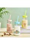 250 ml Milk Bottle with Glass Straw, Children's Milk and Beverage Bottle, Educational Training Cup - Bpa Free - 2