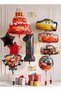Cars Themed Cars Lightning Mcqueen Concept 1 Year Old Balloon Set 9 Pieces - Large Size Cars Mater Balloon & Cars Cruz Ramirez Balloon Birthday Set