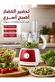 معالج طعام متعدد الوظائف مع وعاء سعة 800 مل - 10 سرعات + وظيفة النبض، مفرمة، قطاعة، مبشرة وخلاط مع قفل أمان - 6