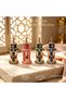 3ml Mini Refillable Empty Perfume Oil Roller Bottle with Golden Metal Vintage Lantern Design, Portable Glass Inner Vial, Compact Leakproof Aromatherapy Dispenser for Attar & Perfume Blends. - 6