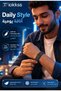 Nylon Band Compatible with Google Fitbit Air, Breathable Woven Adjustable Sport Strap, Lightweight Soft Replacement Wristband for Men & Women, Fitness Workout Daily Wear & Travel, Black - 5