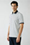Striped Regular Fit Buttoned Polo Collar T-Shirt - 2