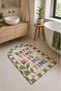 Eta Written and Thematic Modern Woven Base Decorative Carpet Eta4142 - 2