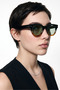 Valestria Black Leopard Green Men's Sunglasses - 3