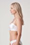 Women's White Strapless Minimizer Bra - 2