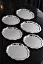 12-Piece Stainless Steel Oval Coffee Presentation Tray Serving Tea Tray Decorative Tray Presentation Tray - 3