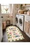 Eta Written and Thematic Modern Woven Base Decorative Carpet Eta4142 - 3