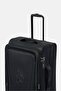 26 Inch Embossed Logo Check-In Spinner Luggage, Black - 5