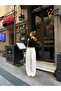 Women's High Waist Palazzo Pants Draped Modal Fabric - 3