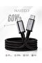 60W USB Type-C to USB Type-C Fast Charging Cable, Nylon Braided with 480Mbps Data Transfer, 10000+ Bends Durability, Safety Protection, Efficient Data Sync & Intelligent Voltage Control - 4