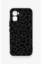 Infinix Gt 50 Pro Compatible Black Leopard Pattern Silicone Case - 2