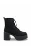 Maia Serena Women's Heeled Boots 0012300 Black Suede - 3