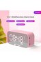 Digital alarm clock speaker, pink. - 3