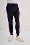 Slim Fit Navy Blue Men's Sweatpants 86010