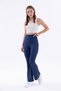 High Waist Spanish Flare Casual Pants - 7