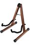 Wooden A-frame guitar stand, foldable.