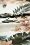 Cream Floral Patterned Fabric 100X150 cm for Patchwork and Sewing - 2