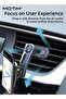 1 Pcs Magnetic Car Holder Double Air Vent Locking Phone Mount Mountable on Vent Mobile Stand And 8 Pcs Replacement Metal Plates Set for Magnetic Car Phone Holders 4 Black Round and 4 Rectangular - 4