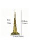 8ml Golden Dropper Bottle, Travel Size Perfume & Essential Oil Dispenser, Dubai Souvenir Tower Decor. Portable Refillable Glass Vial with Precision Applicator. Luxury Gift Idea. - 6
