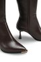 Gemma Lia Women's Pointed Toe Thin Heeled Boots 0012624 Brown Skin - 3