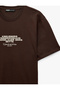 Cotton Regular Fit Short Sleeve Crew Neck Printed T-Shirt - 3