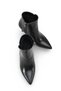 Aurora Vera Women's Pointed Toe Heeled Boots 0012503 Black Skin - 3
