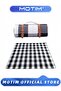 Foldable Portable Picnic Blanket Outdoor Blanket 3-Layer Waterproof Outdoor Picnic Mat (Black)