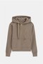 New Hooded Scuba Women's Gray Tracksuit Top W6Yq16K4354-A11Q - 5