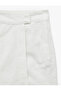Embroidery Detailed Pocketed Mini Skirt - 3