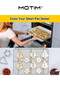 Baking Sheet with Cooling Rack Set(2 Baking Pans+2 Wire Racks) for Oven Cooking Baking Size 315 * 245 * 25cm - 4
