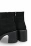Alya Gioia Women's Heeled Boots 0012301 Black Suede - 5