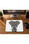 Elephant Printed Mousepad Computer Mat Model 00289