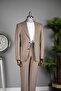 Drawstring sports suit (8432-8419-8395) light brown