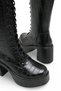 Celeste Lila Women's Heeled Boots 0012304 Black Crocodile - 5
