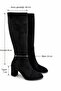 Women's Monika Brown 7cm Heeled Zippered Boots - 7