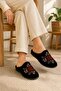 Women's Tile House Slippers Winter Indoor Soft Comfortable Slippers Embroidered Dowry Bundle Slippers - 3