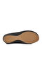 Black Genuine Leather Perforated Women's Casual Shoes - 5