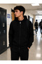 Men's Two-Thread Zipper Hooded Sweatshirt - 4