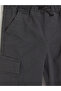Anthracite Boys' Gabardine Cargo Pants - 3