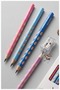 Jumbo Pencil Slotted 1 Piece Alpino Trimax Triangular Slotted Thick Pencil Pastel Colors Easy Grip V - 3