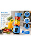 Portable Rechargeable Personal Blender 380ml, USB Juice & Smoothie Maker with Stainless Steel Blades - 4