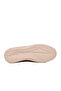 Beige Genuine Leather Rubber Laced Women's Casual Shoes - 5