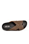 Mink Cross-Strapped Men's Slippers - 4