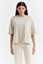 Women's Oversized Soft Textured T-Shirt