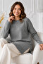Stoned Mercerized Tunic N3225 Gray - 2