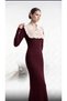Women's Tricot Dress with Ruffle Collar Detail - 4