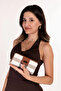 Daily Useful Wallet and Card Holder Sp.9028 Cream Plaid