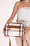 Women's Daily Stylish and Useful Cross Shoulder Bag Sp.1280 Beige Plaid - 3